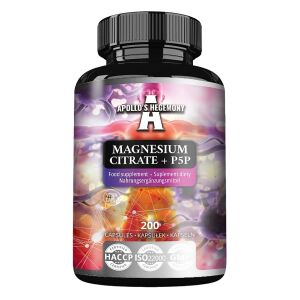 Citrate de magnésium + P5P - 200 gélules - Viking Supplements