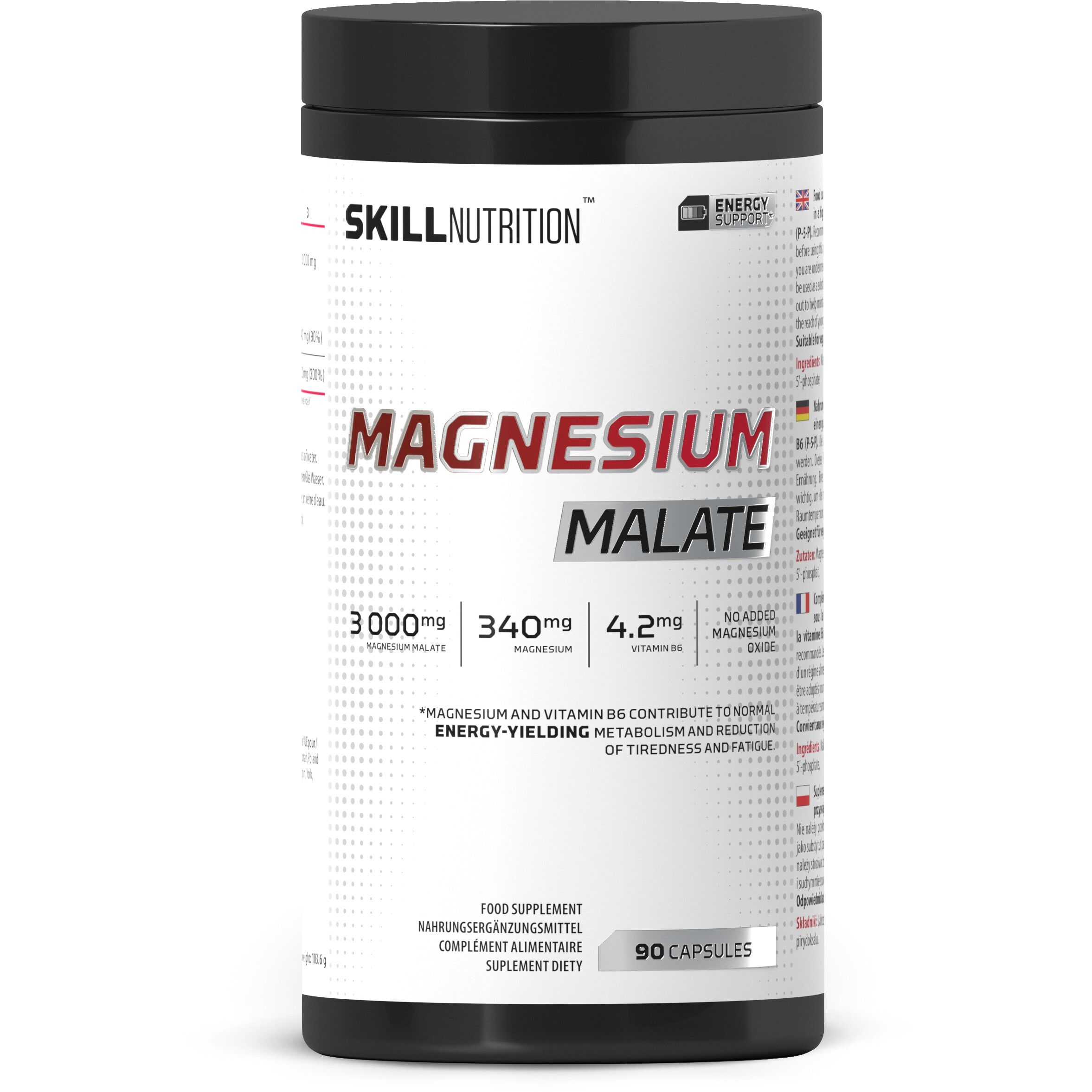 Malate de magnésium - 90 gélules - Viking Supplements