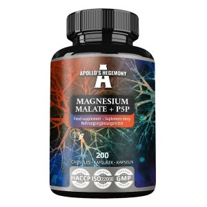 Malate de magnésium + P5P - 200 gélules - Viking Supplements