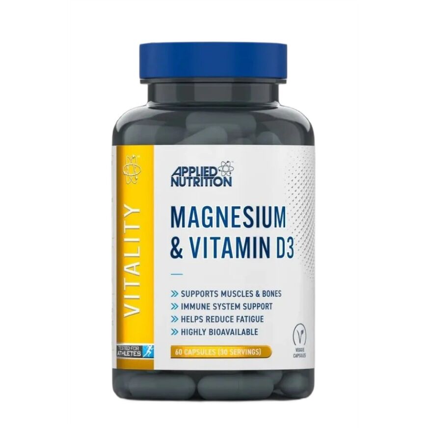 Magnésium et vitamine D3 - 60 gélules - Viking Supplements