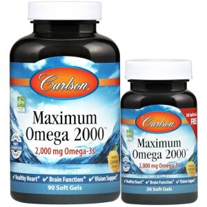Maximum Omega 2000 - 90 + 30 gélules molles - Viking Supplements