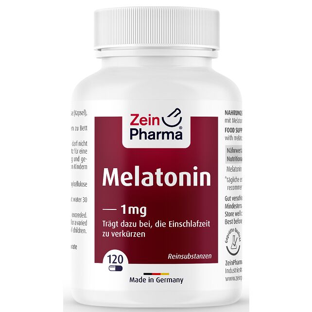 Melatonin - 1 mg, 120 kapsler