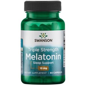 Mélatonine, dosage triple, 10 mg - 60 gélules - Viking Supplements