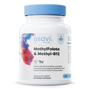 Méthylfolate et méthyl-B12 - 60 gélules végétaliennes - Viking Supplements