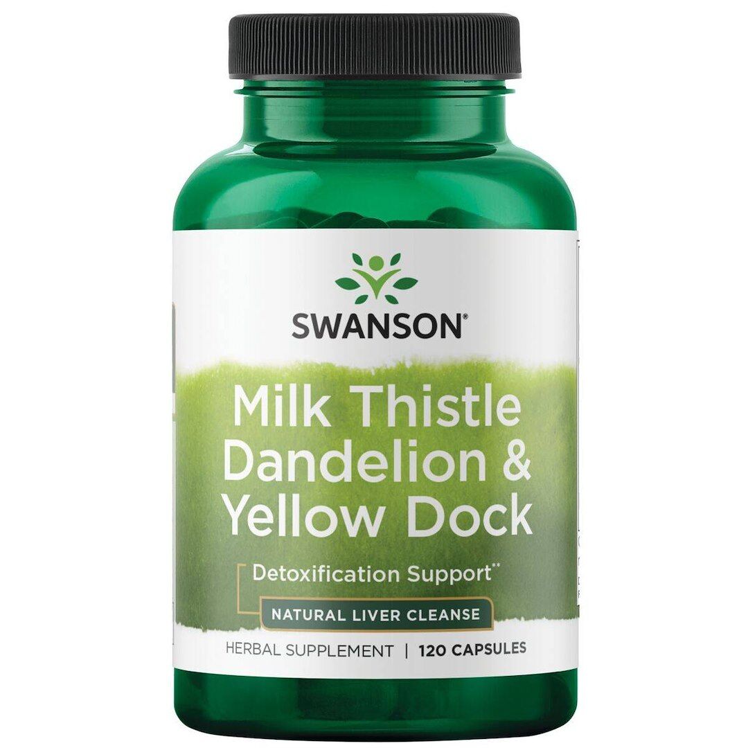 Swanson - Milk Thistle Dandelion & Yellow Dock - 120 caps