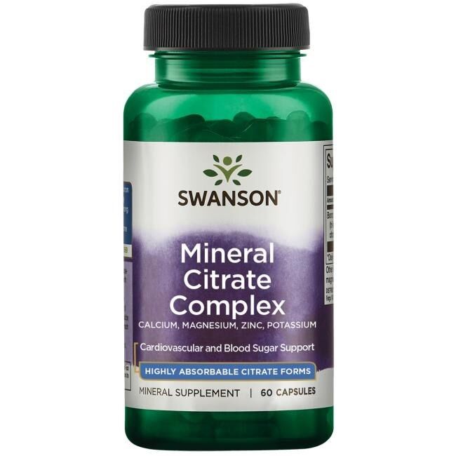 Complexe de citrates minéraux - 60 gélules - Viking Supplements