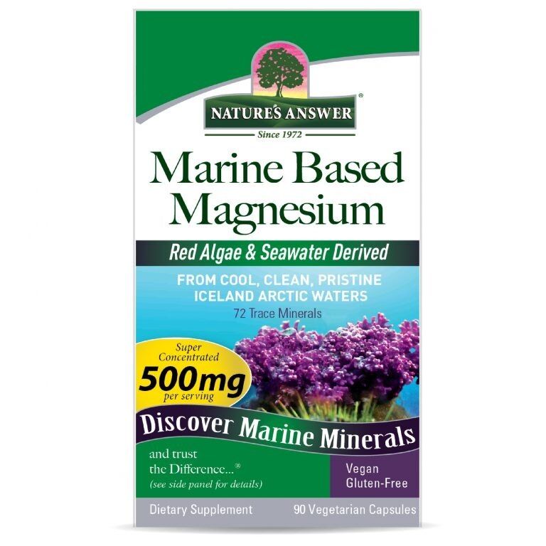 NATURE'S ANSWER Magnésium d'origine marine (90 gélules) - Viking Supplements