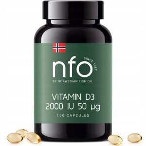 NFO Vitamine D3 2000 UI (100 gélules) - Viking Supplements