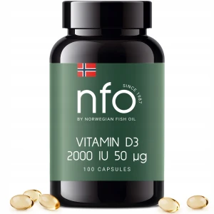 NFO Vitamine D3 2000 UI (100 gélules) - Viking Supplements