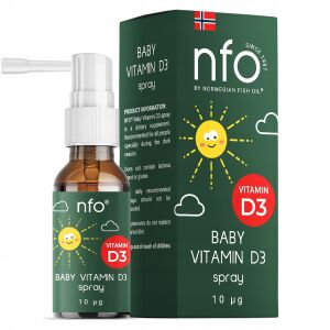 NFO Spray de vitamine D3 pour bébés (20 ml) - Viking Supplements