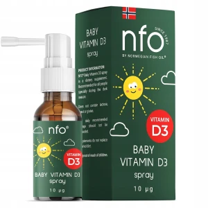 NFO Spray de vitamine D3 pour bébés (20 ml) - Viking Supplements