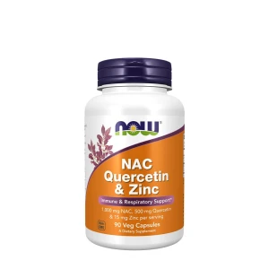 NOW NAC, quercétine et zinc (90 gélules végétales) - Viking Supplements