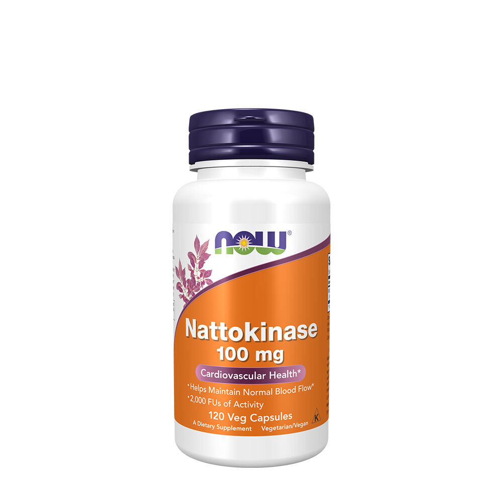 NOW Nattokinase 100 mg (120 gélules végétales) - Viking Supplements