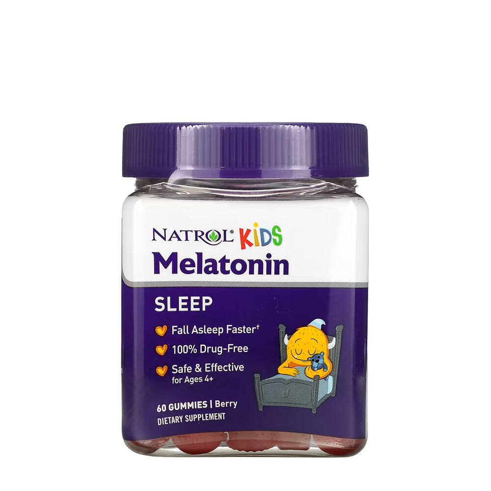 Gommes à la mélatonine aux fruits rouges Natrol Kids (60 gommes)