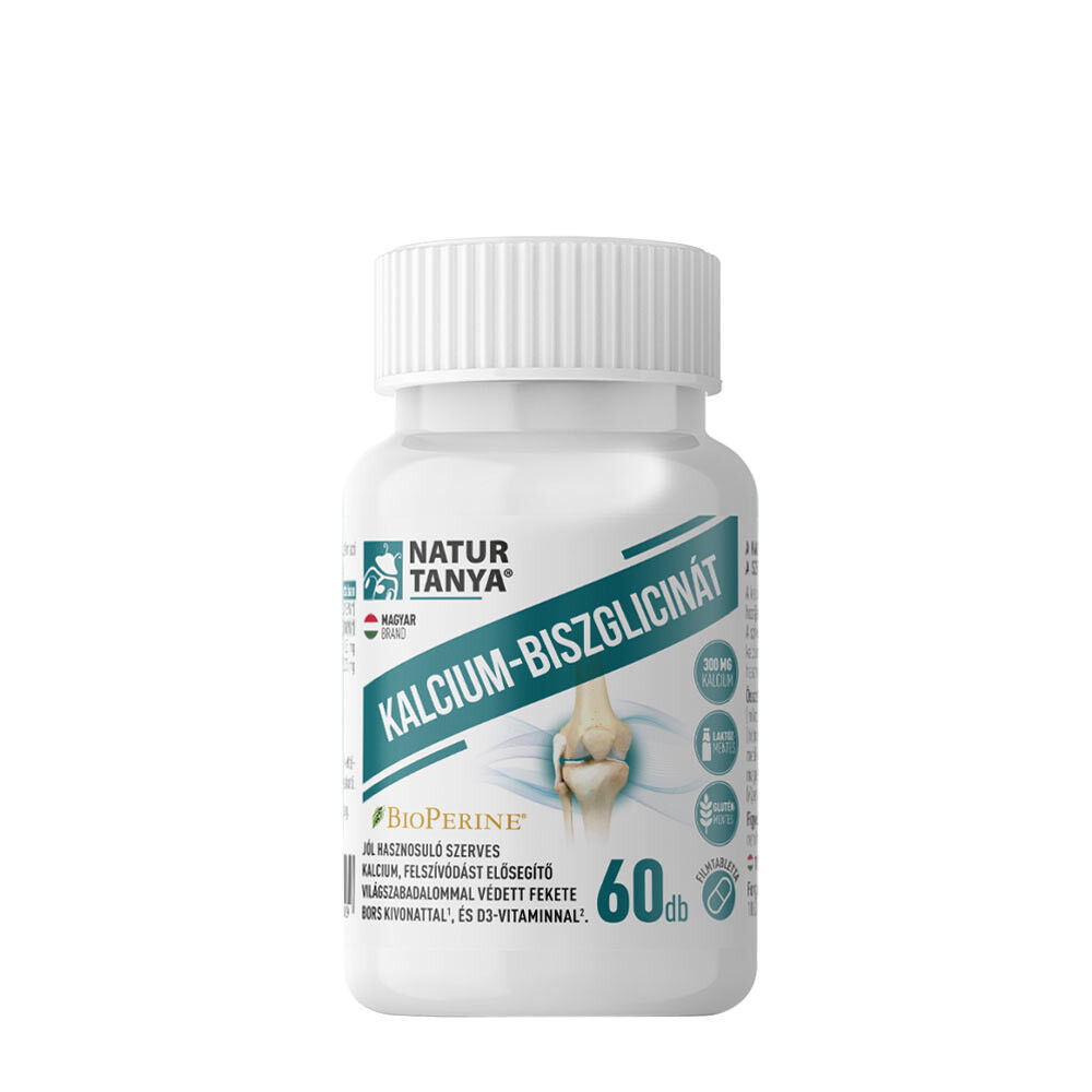 Natur Tanya Bisglycinate de calcium (60 comprimés) - Viking Supplements