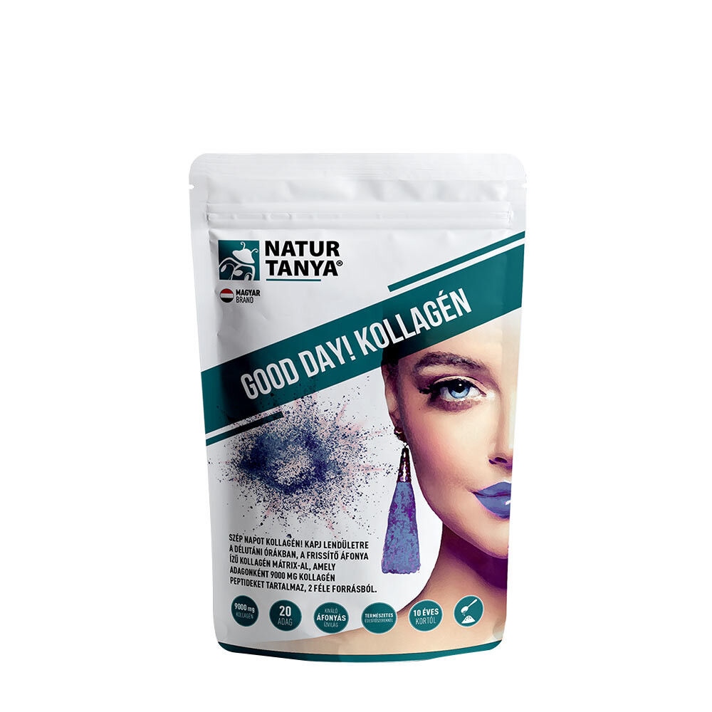 Natur Tanya - Good Day kollagenpulver, 20 portioner (tranebær)