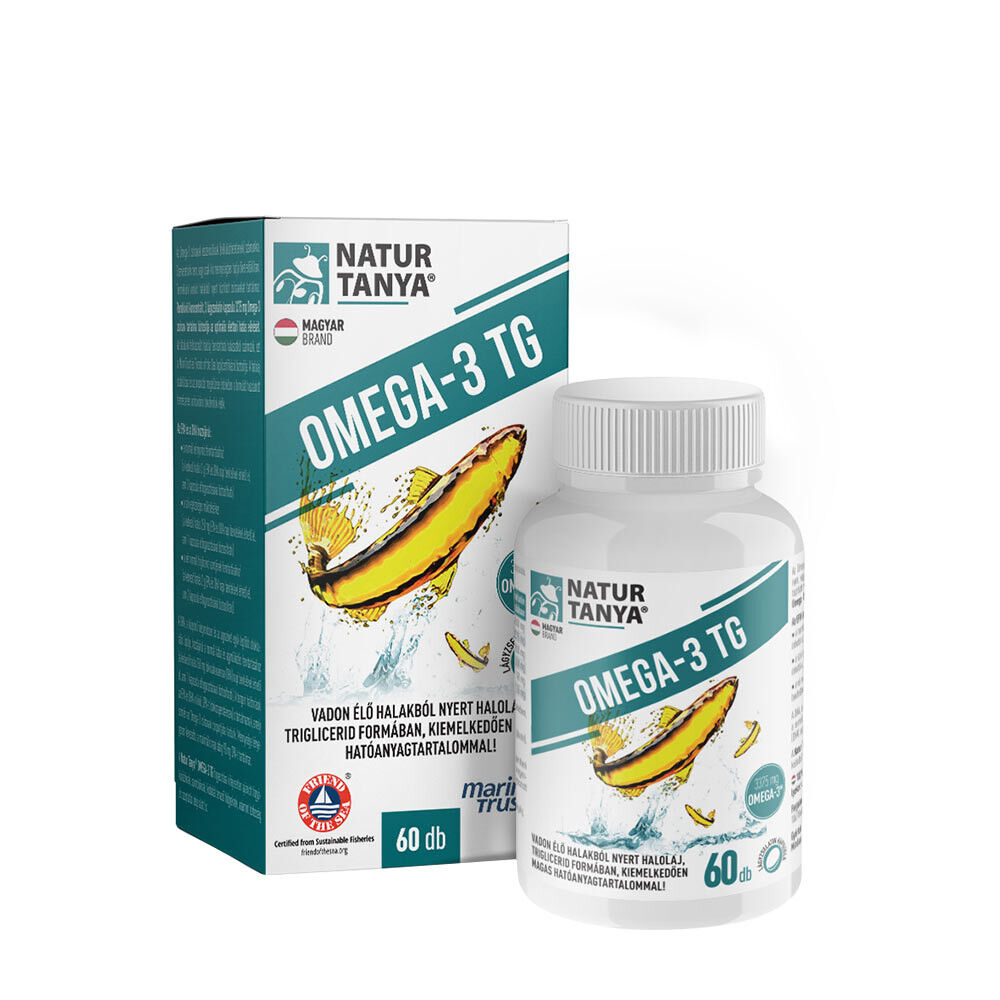 Natur Tanya - Mega Omega-3 olie fra vildtfanget fisk 60 bløde kapsler