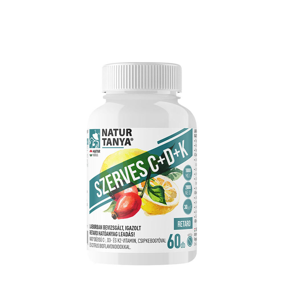 Natur Tanya - Økologiske C-, D- og K-vitaminer 60 tabletter