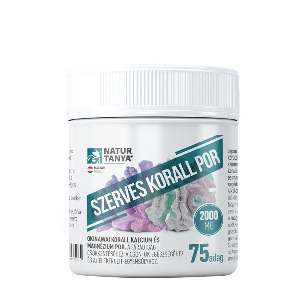Poudre de corail biologique Natur Tanya (75 portions) - Viking Supplements