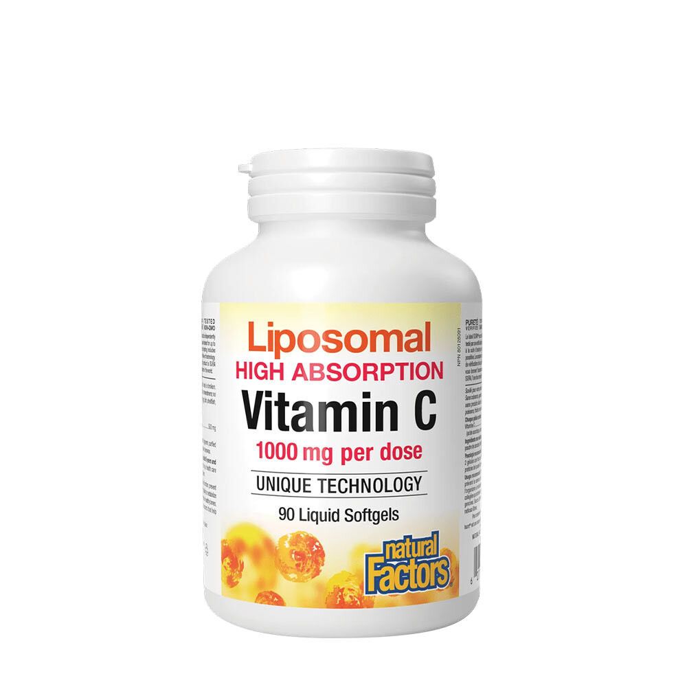 Natural Factors Liposomal Vitamin C (90 Softgels) - Viking Supplements