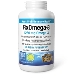 Natural Factors RxOmega-3, 240 gélules molles - Viking Supplements