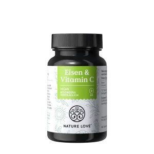 Nature Love Fer & Vitamine C (60 comprimés) - Viking Supplements