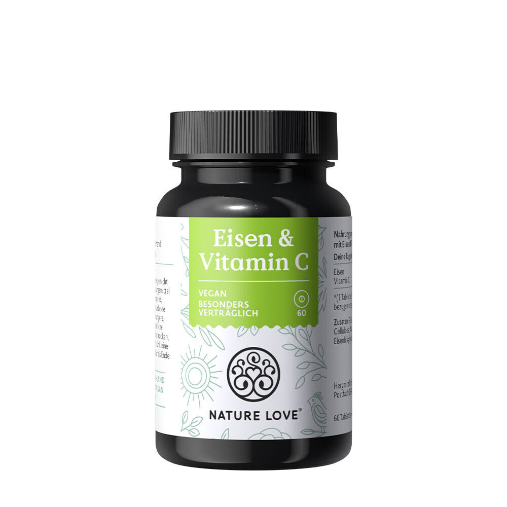 Nature Love Fer & Vitamine C (60 comprimés) - Viking Supplements