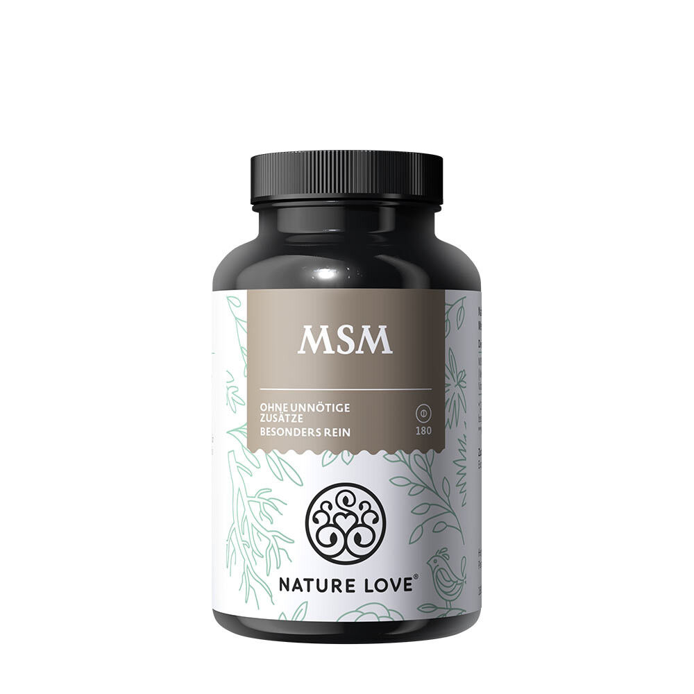 Nature Love - MSM med C-vitamin 180 tabletter