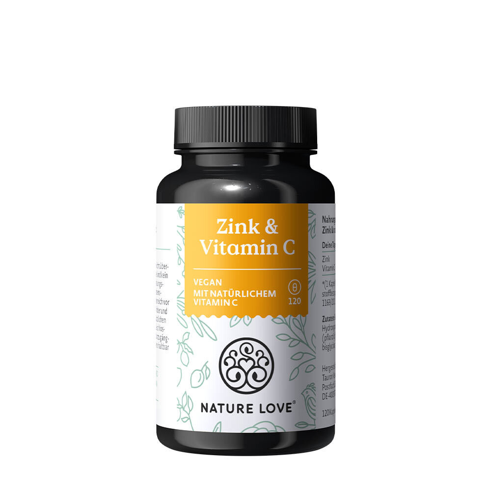 Nature Love Zinc & Vitamine C (120 gélules) - Viking Supplements