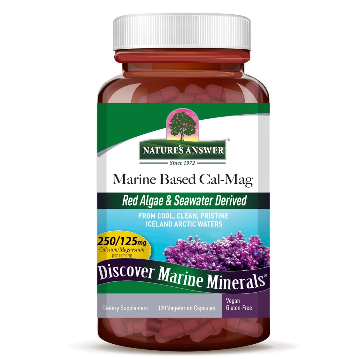 Nature's Answer Marine Based Cal-Mag 120 Capsules - Viking Supplements