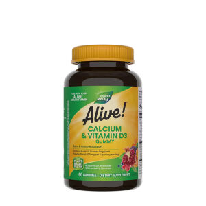 Natures Way Alive!® Gommes au calcium et à la vitamine D3 (60 gommes) - Viking Supplements