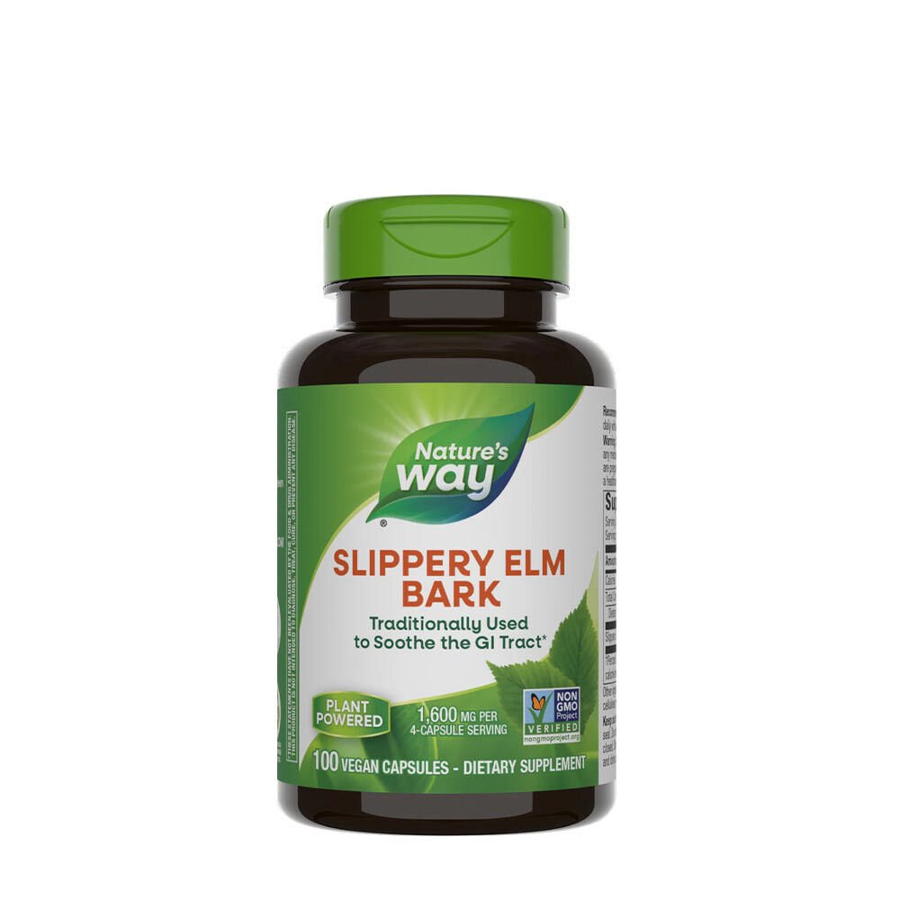 Natures Way : Écorce d'orme rouge (100 gélules) - Viking Supplements