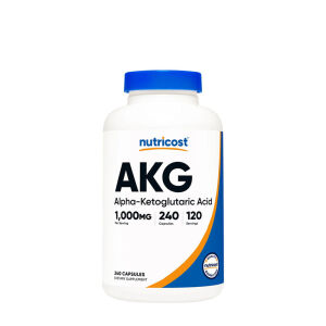 Nutricost AKG 1000 mg (240 Capsules) - Nuvalia