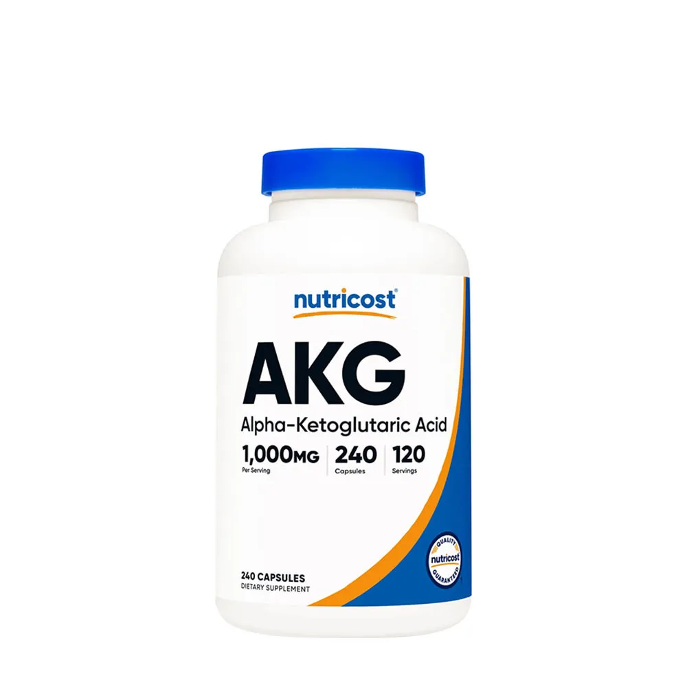 Nutricost AKG 1000 mg (240 Capsules) - Nuvalia