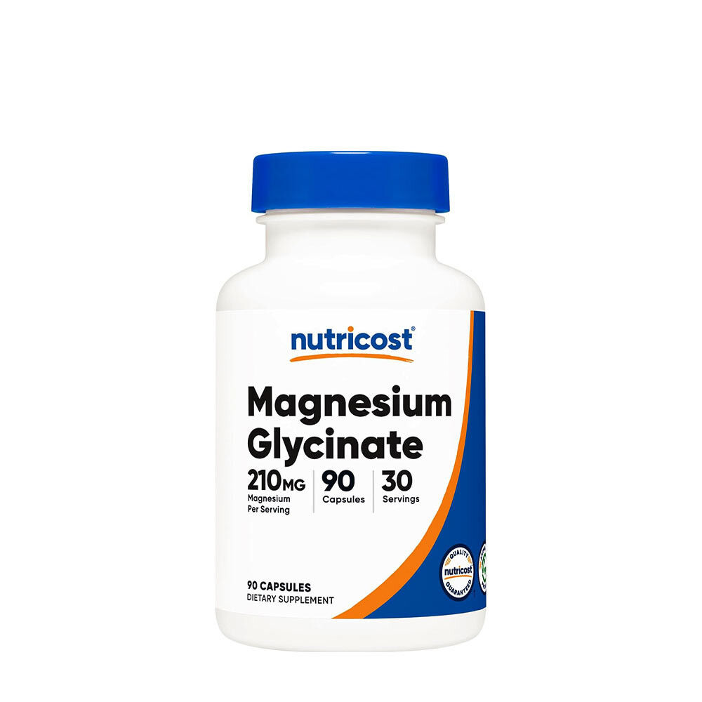 Nutricost Glycinate de magnésium 210 mg (90 gélules) - Viking Supplements