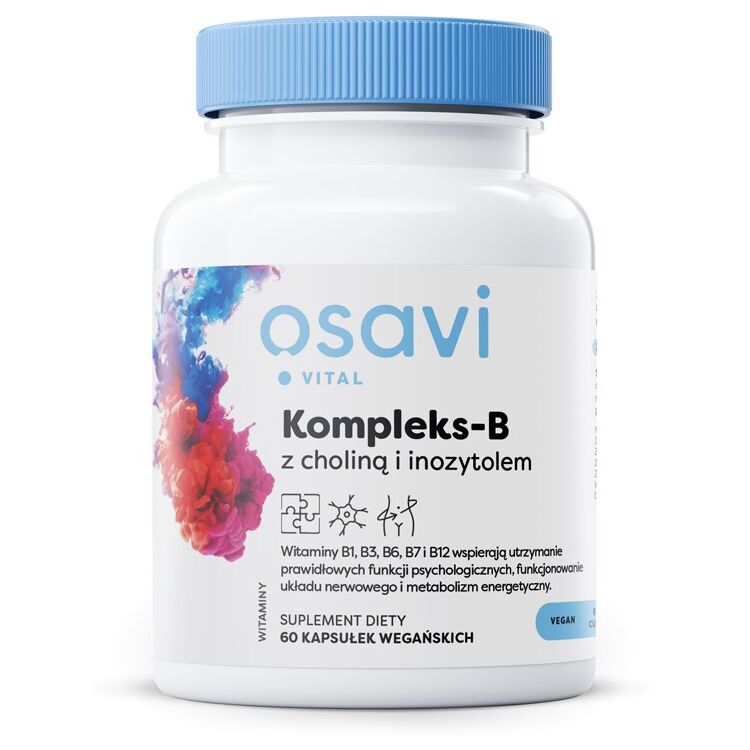 OSAVI Complexe B avec choline et inositol (60 gélules) - Viking Supplements