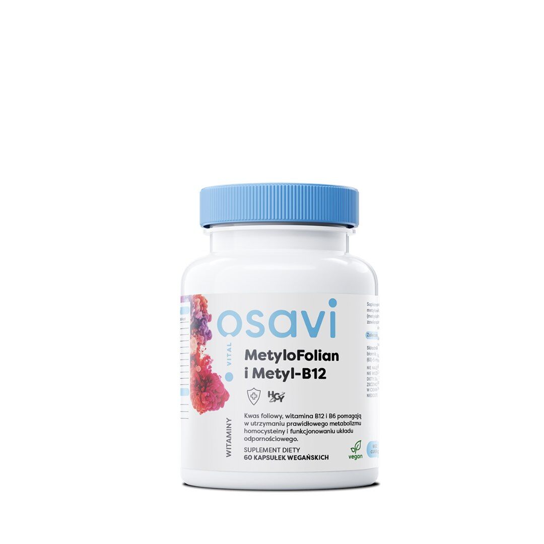 OSAVI Méthylfolate et Méthyl-B12 (60 gélules) - Viking Supplements