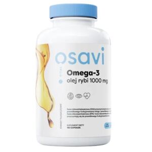 OSAVI Omega-3 Fish Oil Molecularly Distilled 1000 mg lemon flavour (180 softgels) - Nuvalia