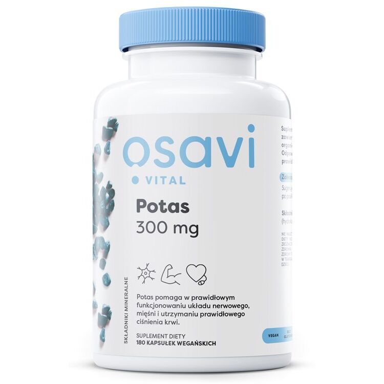 OSAVI Potassium 100 mg (180 gélules) - Viking Supplements