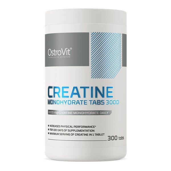 OSTROVIT Créatine monohydrate 3 000 mg (300 comprimés) - Viking Supplements