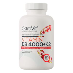 OSTROVIT Vitamine D3 4000 + K2 (110 comprimés) - Viking Supplements