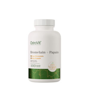Ostrovit Bromélaïne + Papaïne 100% Vege (100 gélules) - Viking Supplements