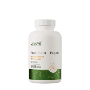 Ostrovit Bromélaïne + Papaïne 100% Vege (100 gélules) - Viking Supplements