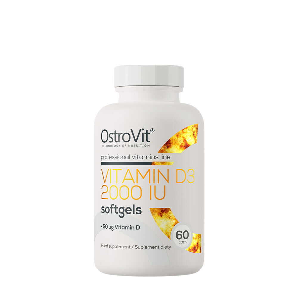 Ostrovit Vitamine D3 2000 UI (60 gélules molles) - Viking Supplements