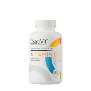 Ostrovit Vitamine D3 2000 UI + K2 MK-7 + C + Zinc (60 gélules) - Viking Supplements