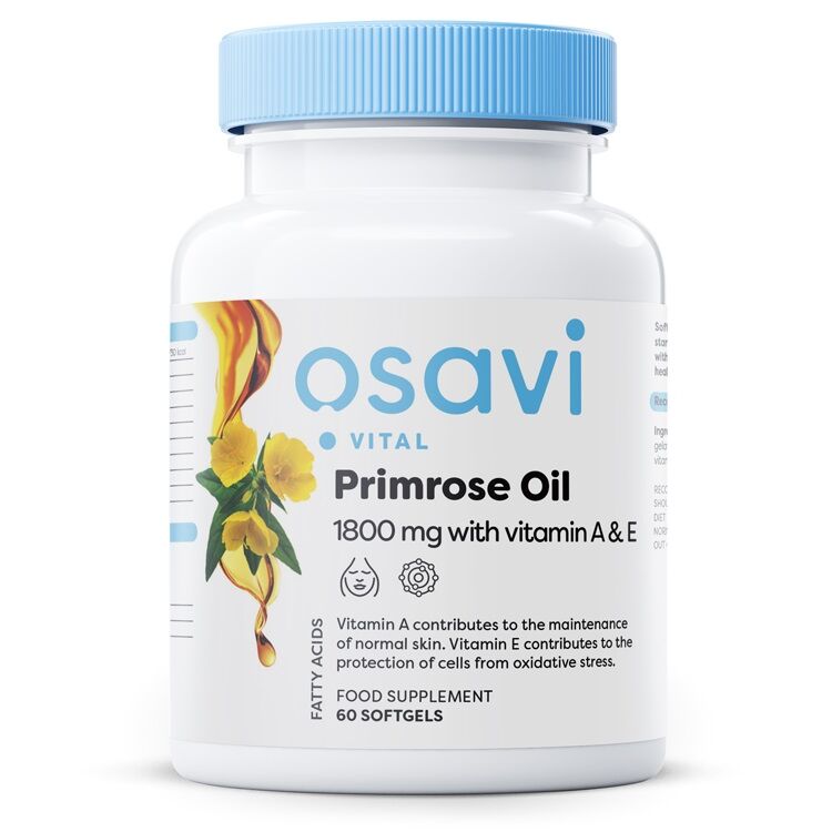 Huile de primevère enrichie en vitamines A et E