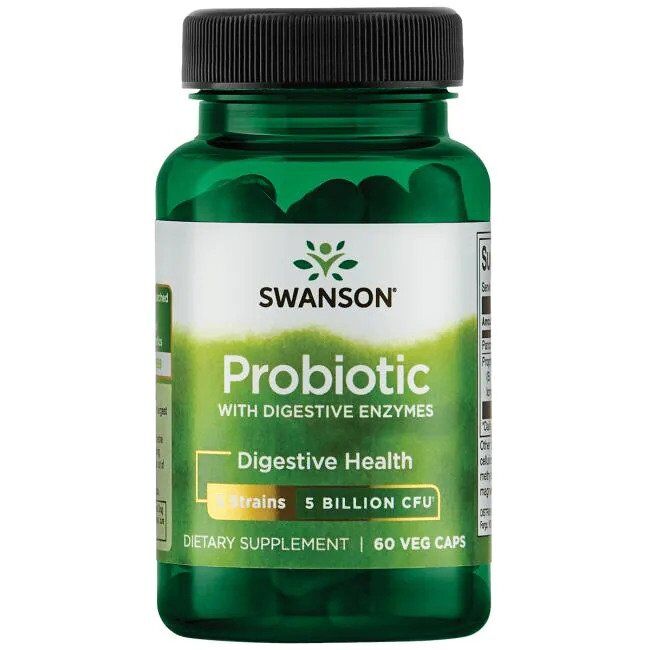 Probiotiques aux enzymes digestives - 60 gélules - Viking Supplements