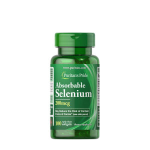 Puritan's Pride - Sélénium assimilable 200 mcg (100 gélules molles) - Viking Supplements