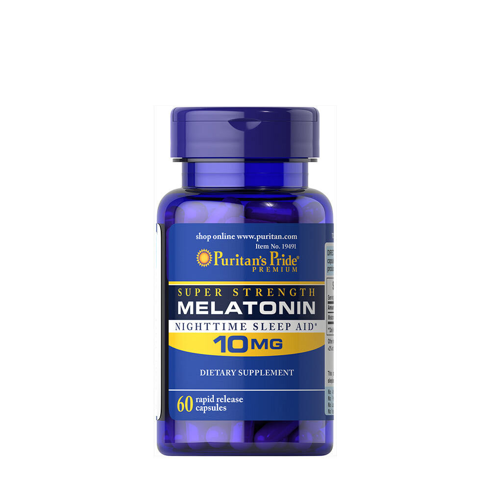 Puritans Pride Mélatonine 10 mg (60 gélules) - Viking Supplements