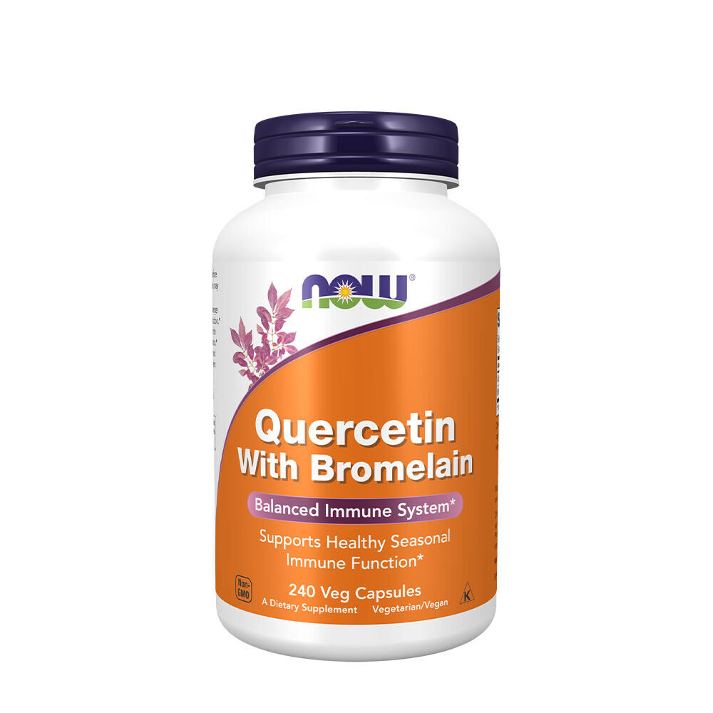 NOW Foods - Quercetin with Bromelain - 240 vcaps